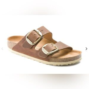 Birkenstock Arizona Big Buckle - Oiled Leather - Cognac